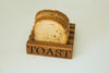Oak Toast rack engraved with toast 